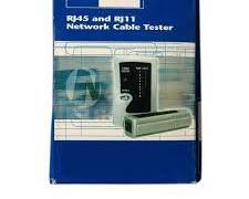 RJ45 and RJ11 Network Cable Tester